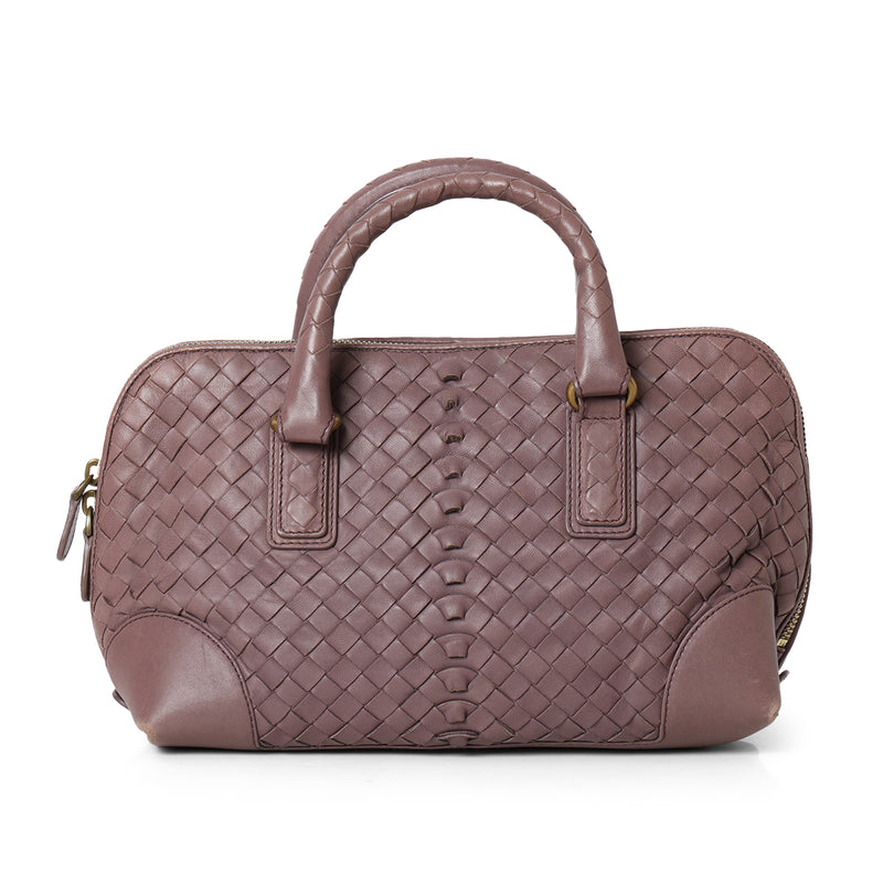 Intrecciato Alumna Dusty pink Hand bag
