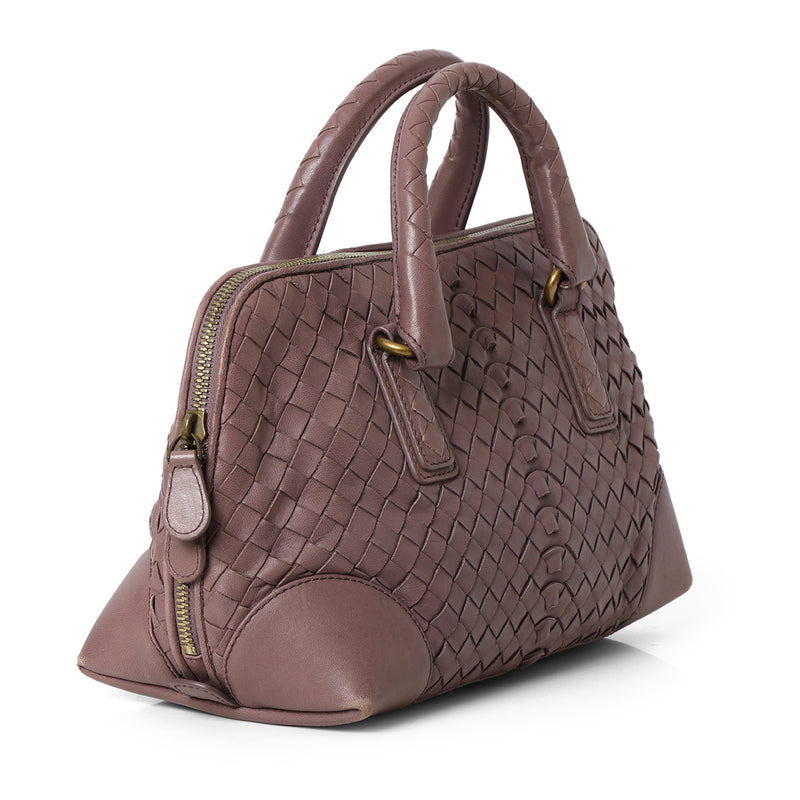 Intrecciato Alumna Dusty pink Hand bag