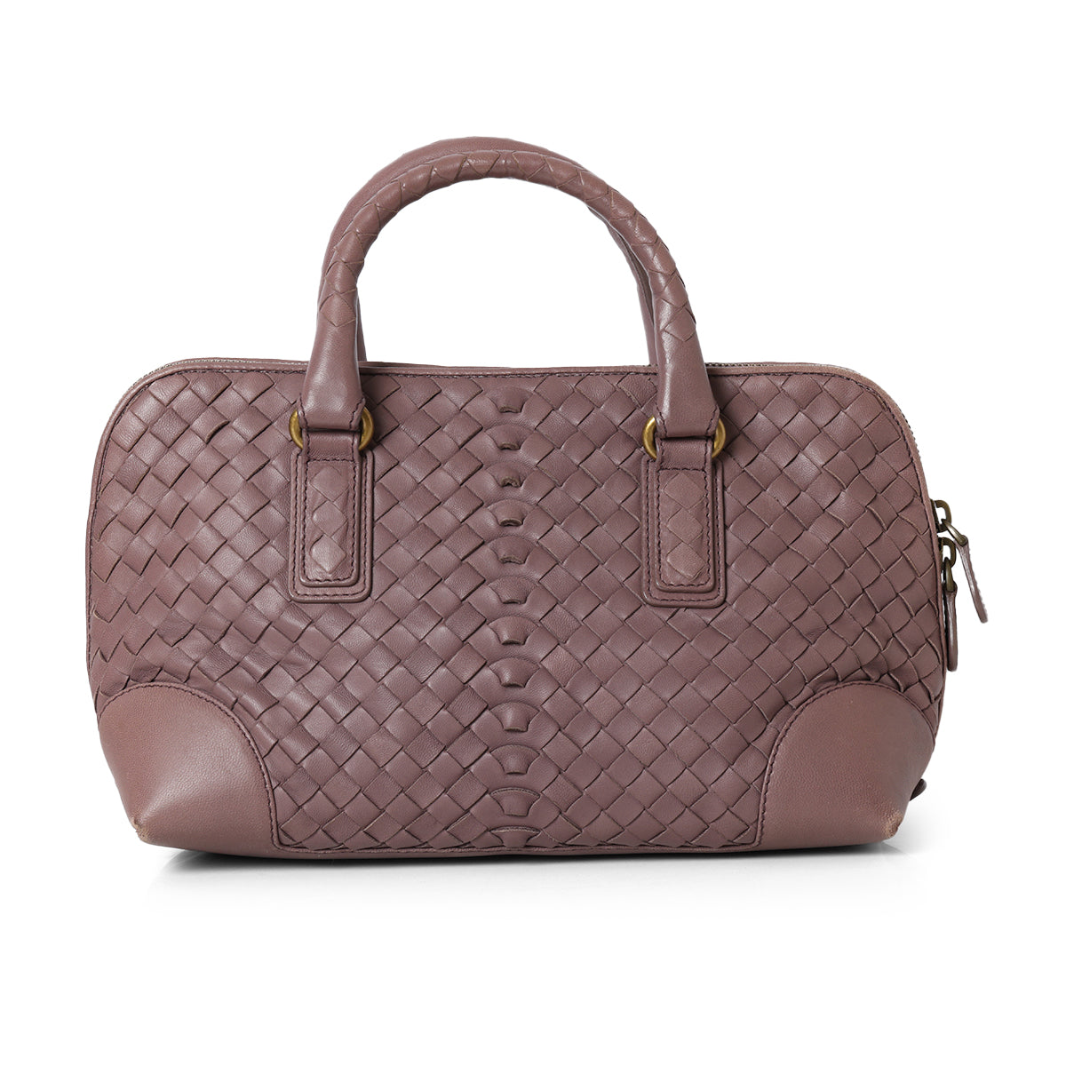 Intrecciato Alumna Dusty pink Hand bag