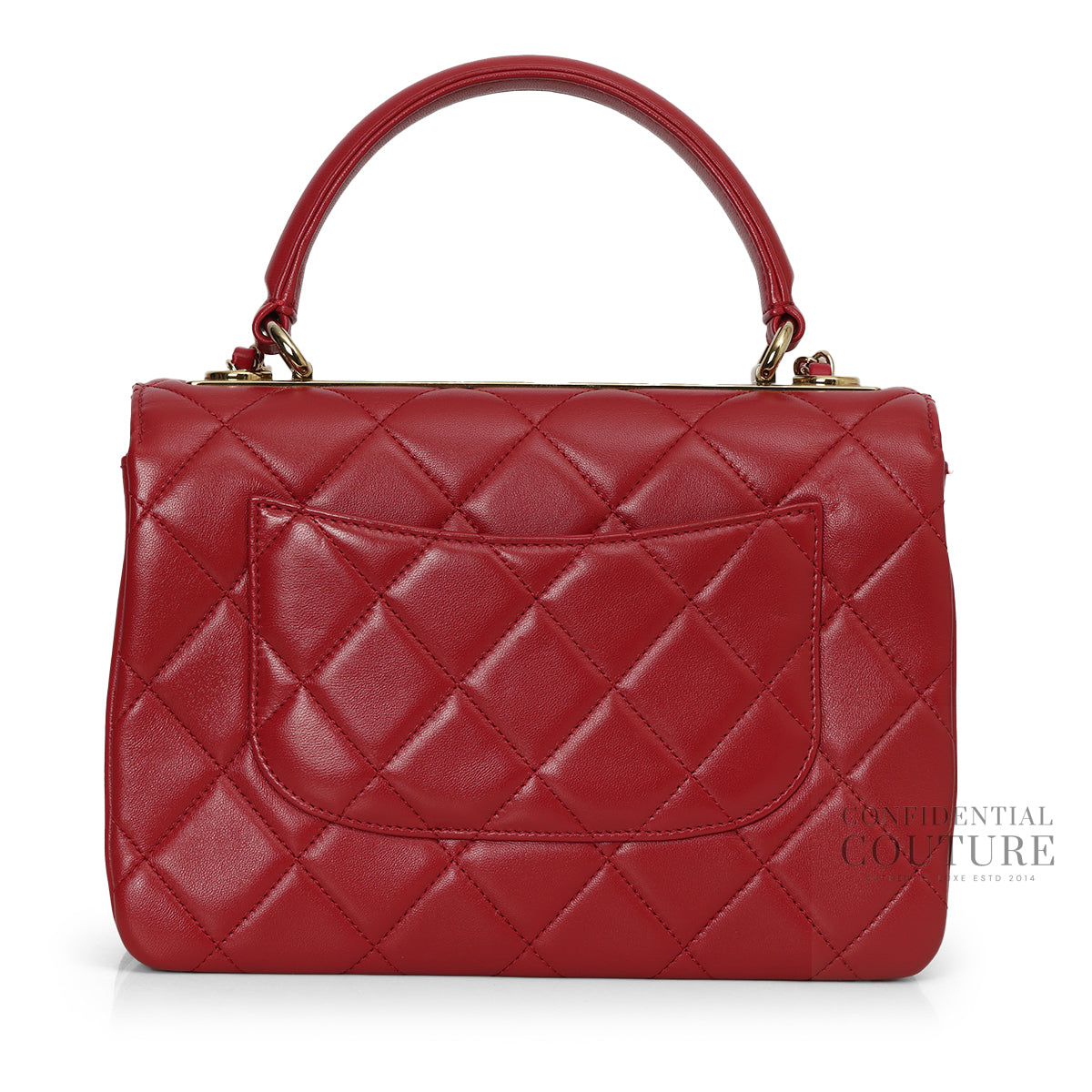 Raspberry Pink Trendy CC Small Top Handle Bag