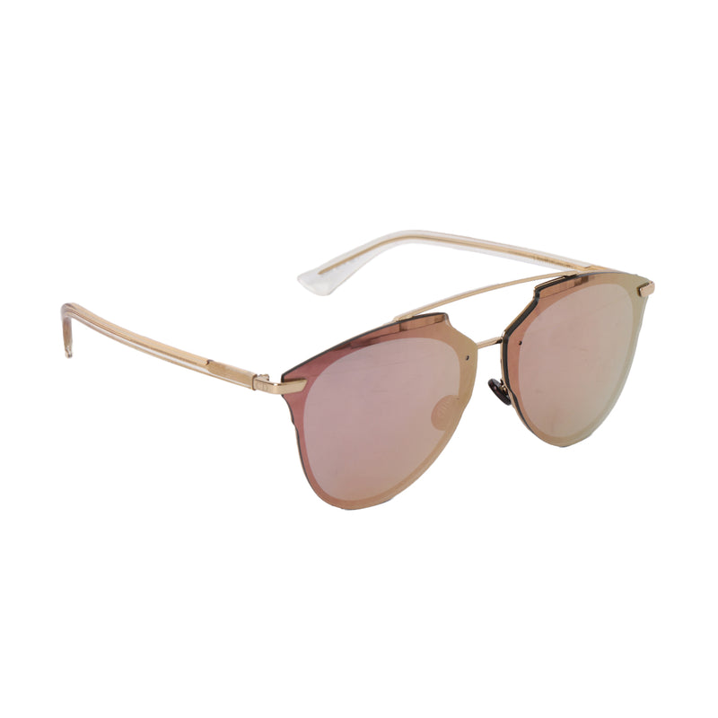 Reflected Rose Gold Tone P Sunglasses