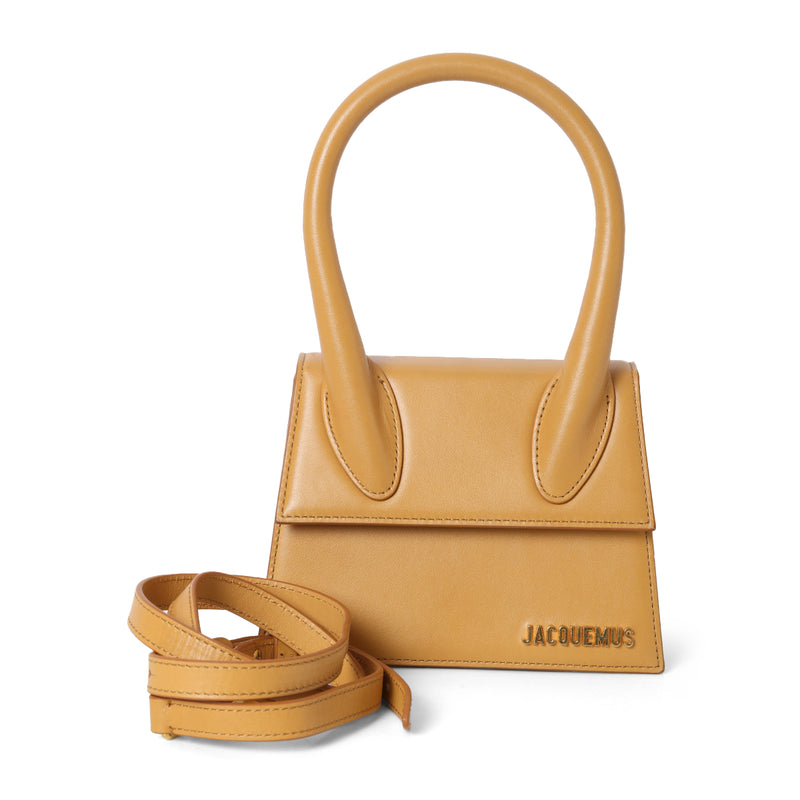 Women jacquemus le chiquito moyen beige crossbody bag sale