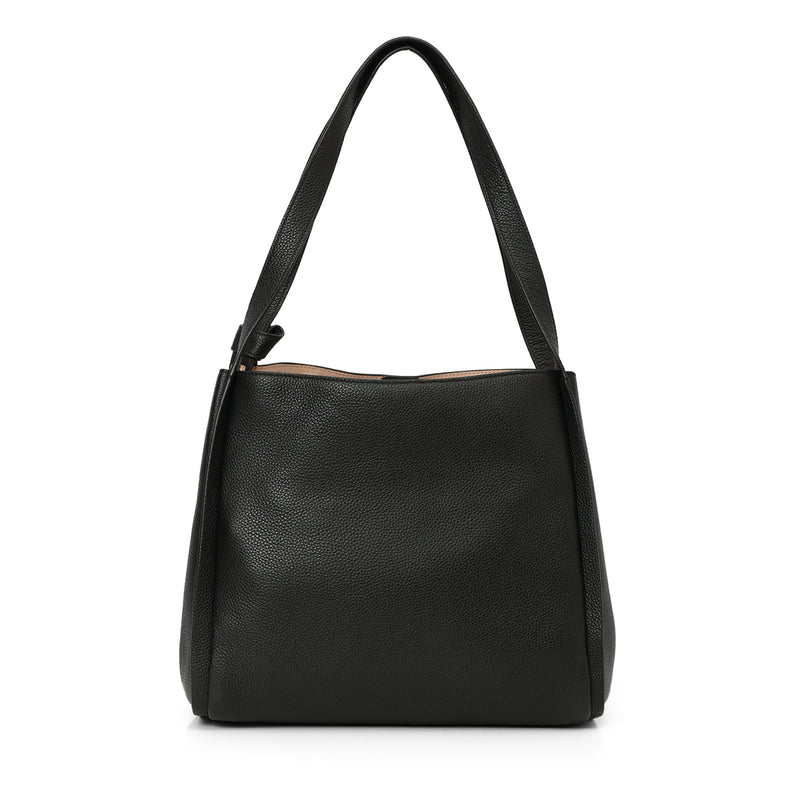 Black Large Knott Tote
