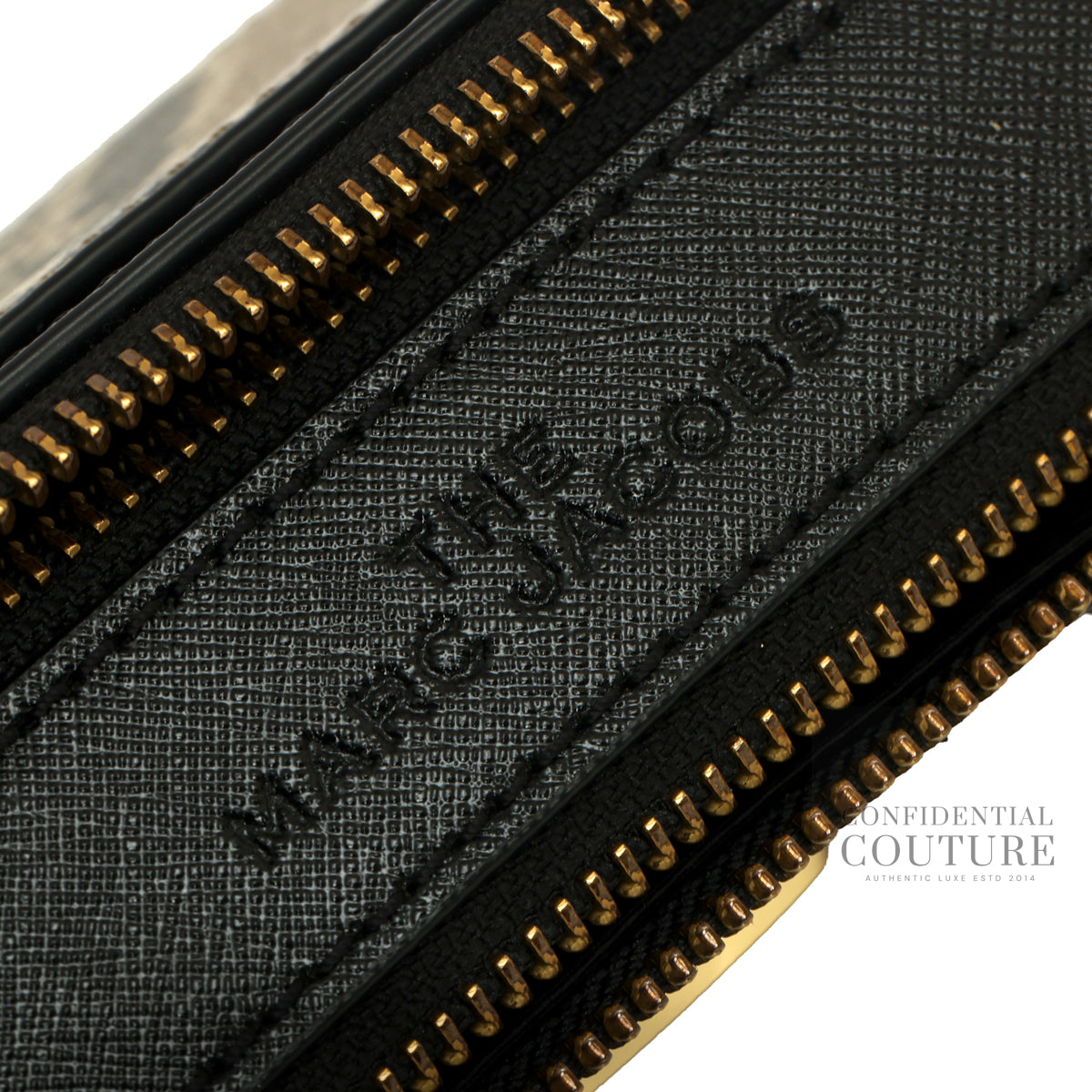 Black/brown Python Embossed Snapshot Camera Bag