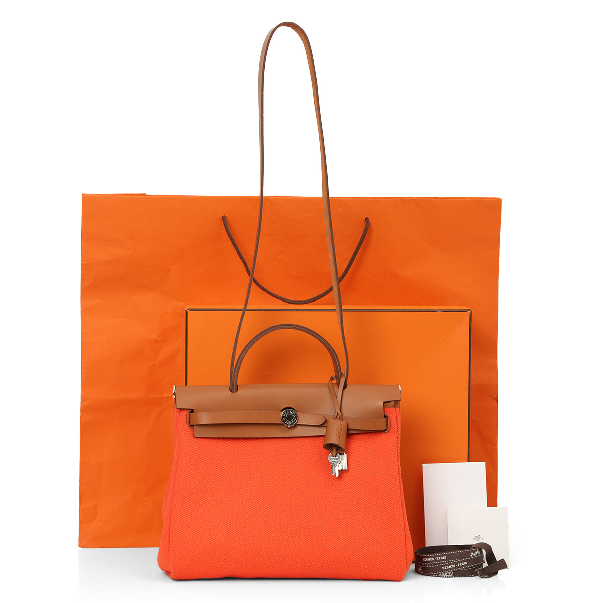 Orange/Fauve Canvas Herbag 31