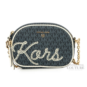 Jet Set Charm Blue Monogram Crossbody Bag