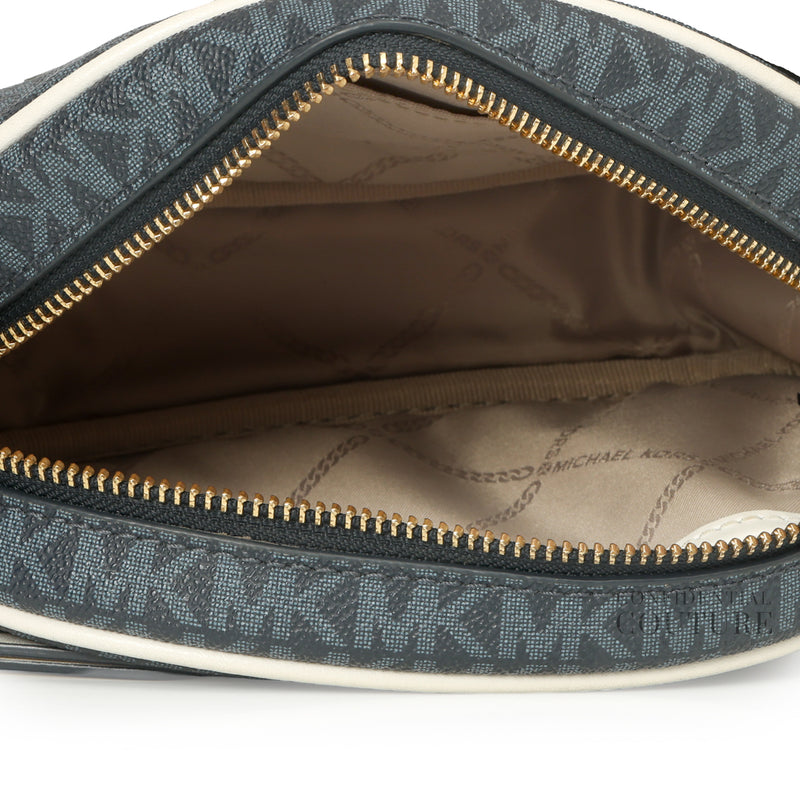 Jet Set Charm Blue Monogram Crossbody Bag