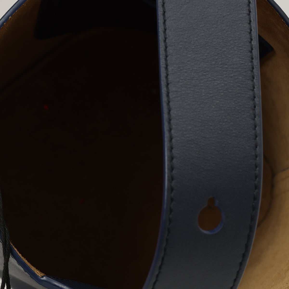 Mini Pebble Bucket Bag In Soft-Grained Calfskin