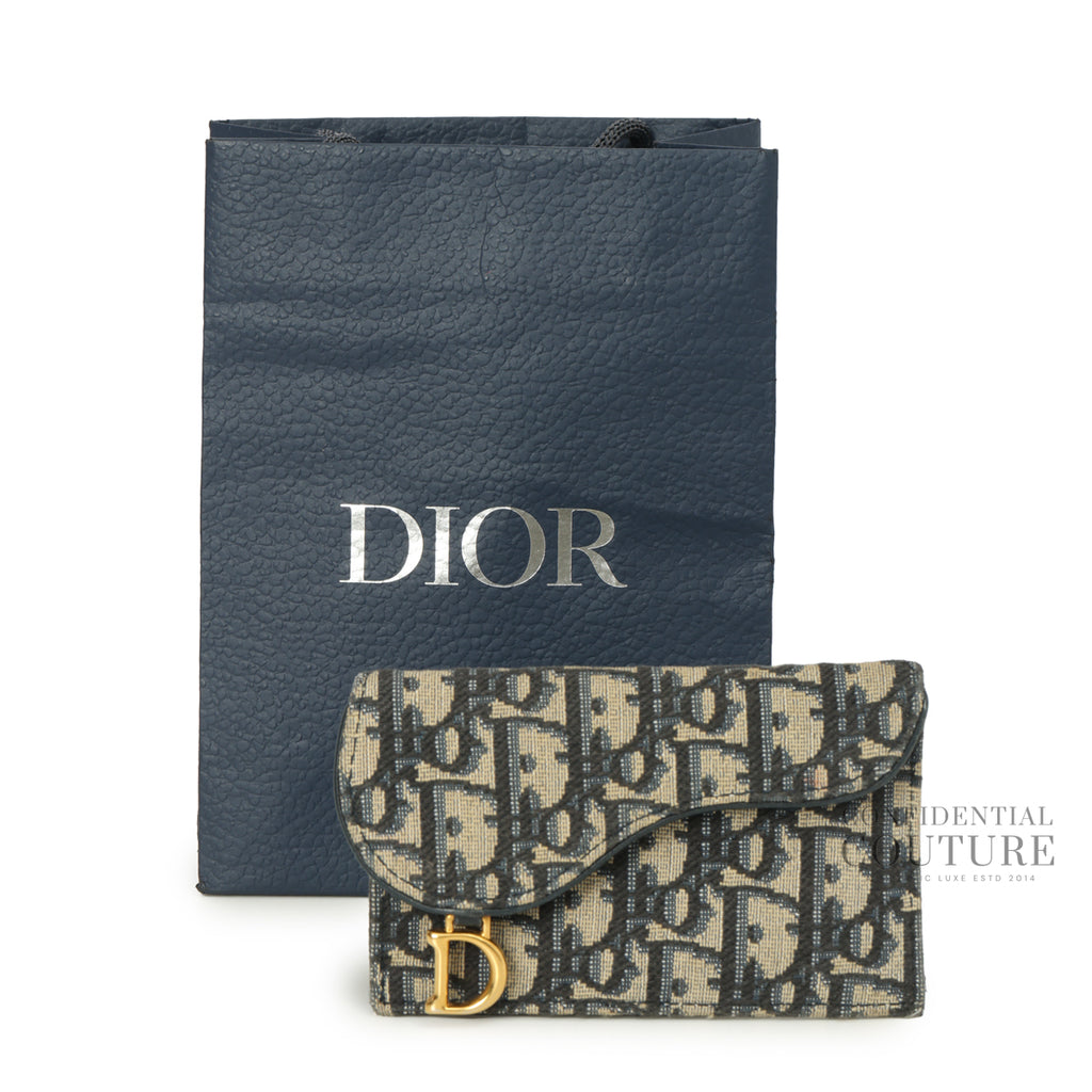 Shop Pre-Loved Dior Oblique Saddle Card Holder – Confidential Couture Shop Pre-Loved Dior Oblique Saddle Card Holder – Confidential Couture