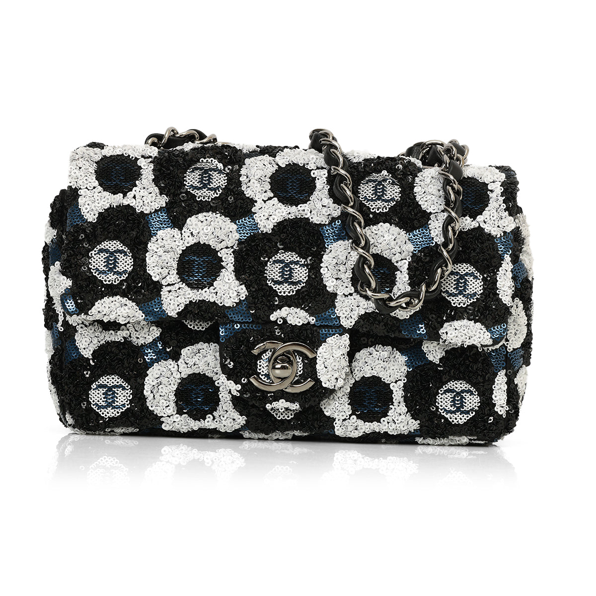 Sequin Mini Flap Bag