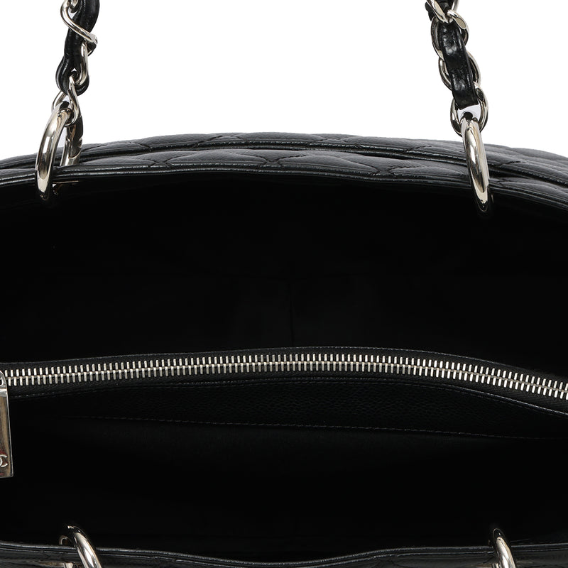 Chanel black caviar shopping tote gst price