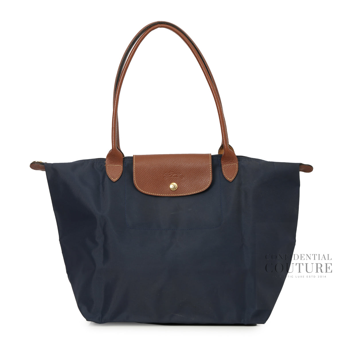 Le Pliage Original L Navy Tote bag