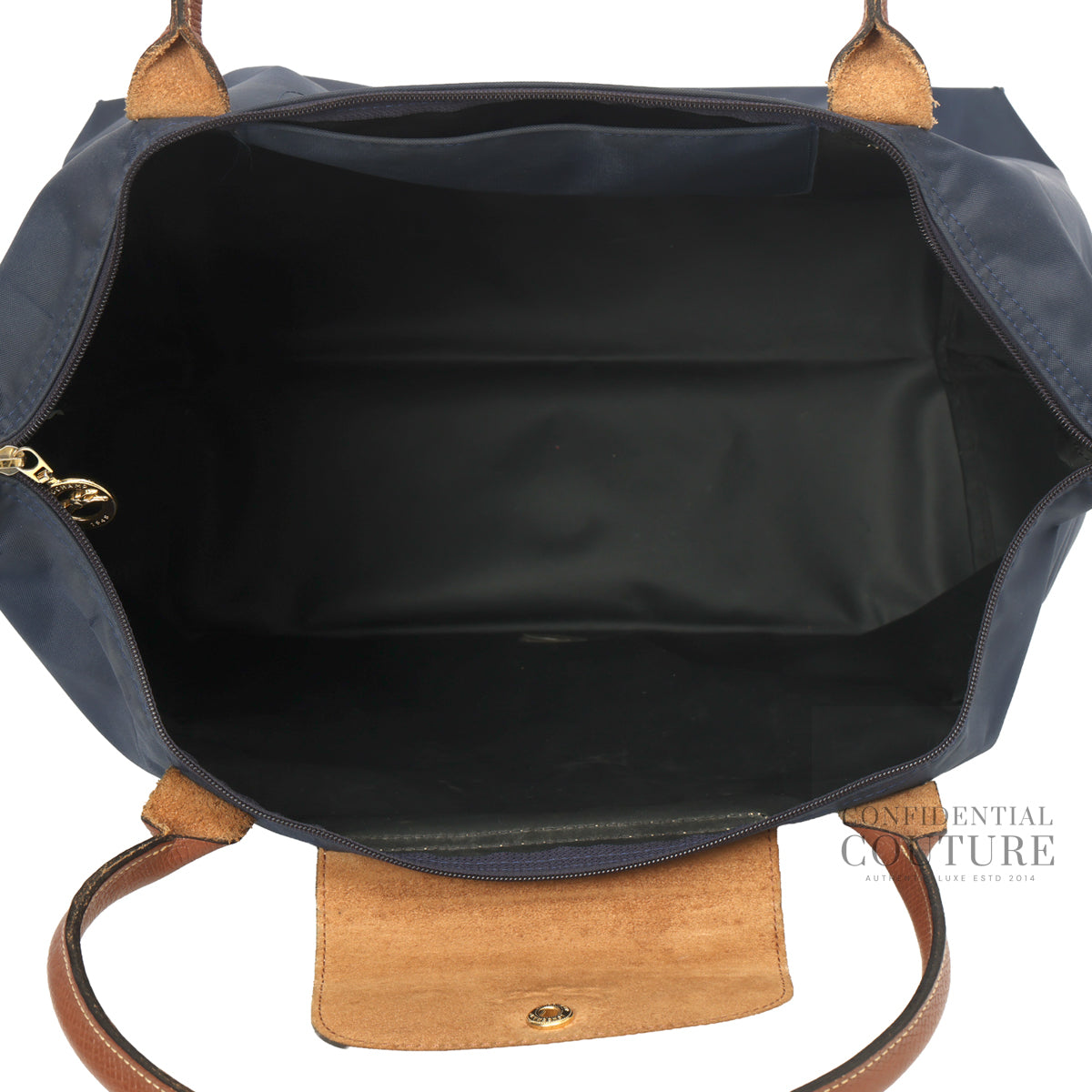 Le Pliage Original L Navy Tote bag