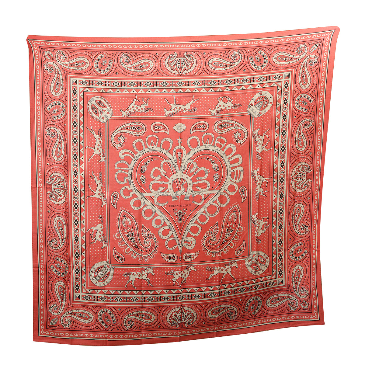 Cheval De Coeur Bandana Shawl 140 - One Size