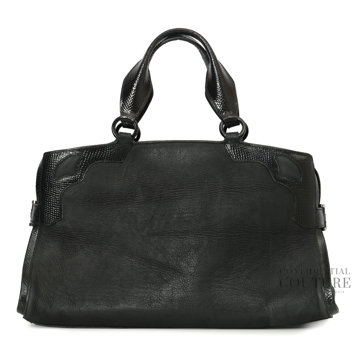 Black Leather Medium Marcello de Cartier Bag