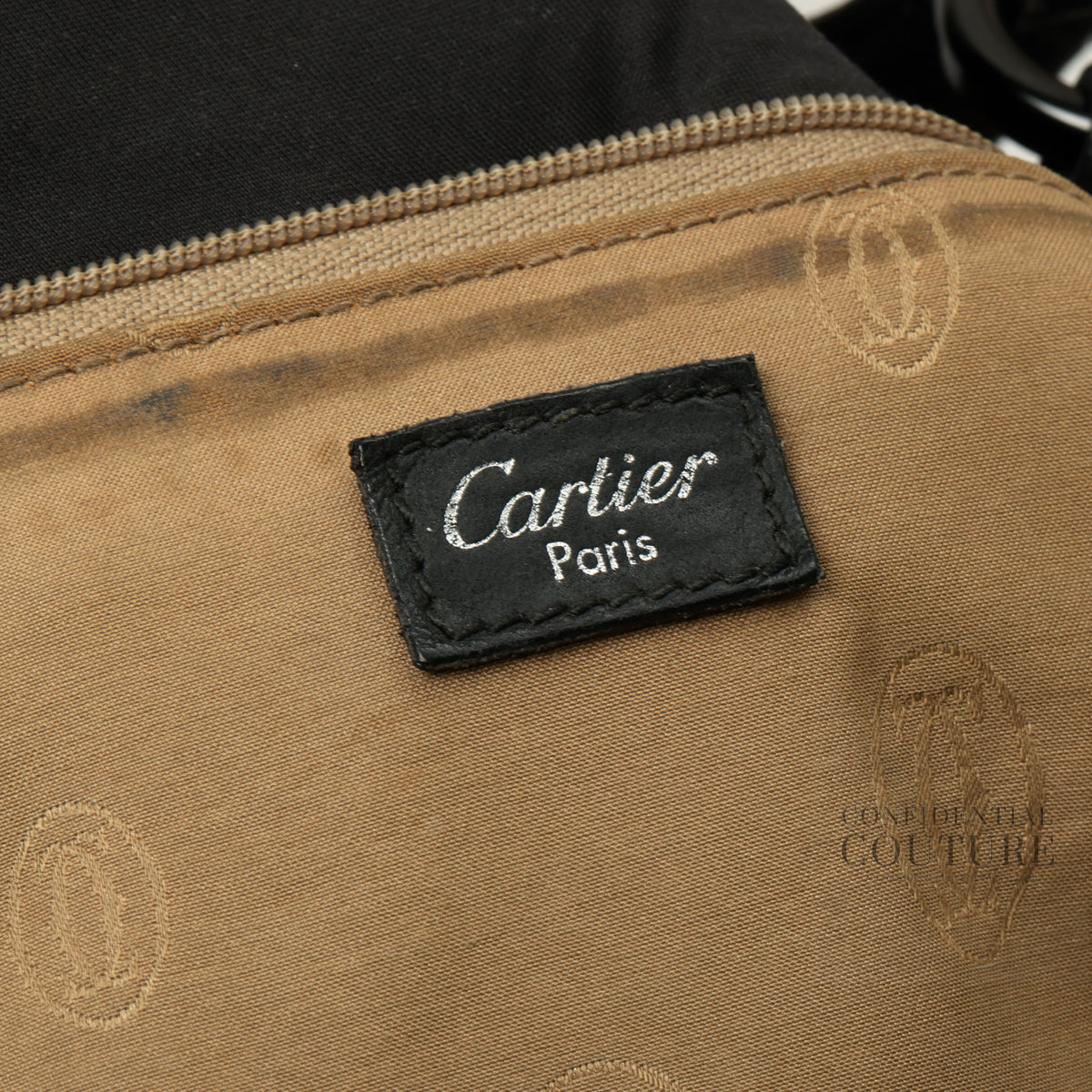 Black Leather Medium Marcello de Cartier Bag