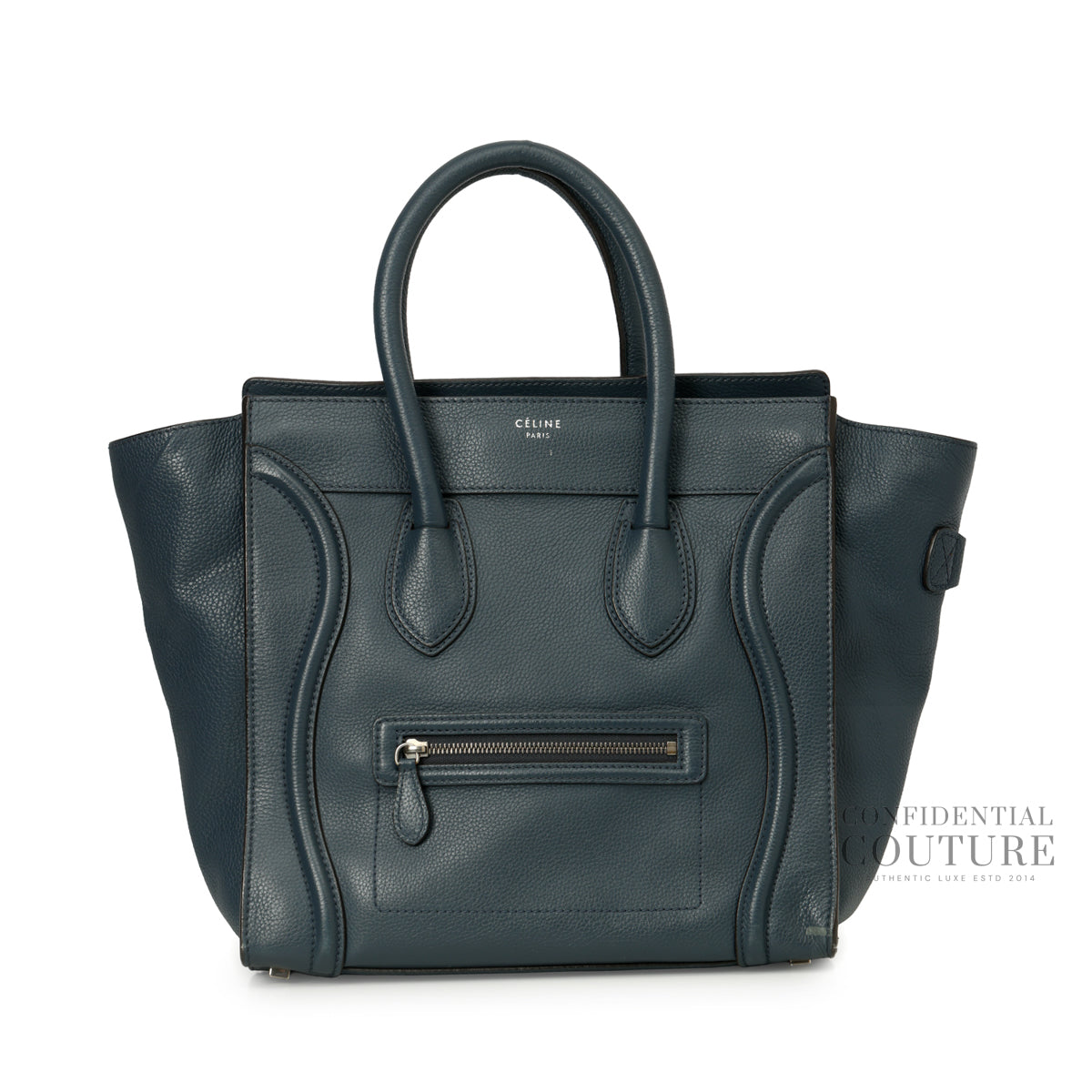 Navy Mini Luggage Tote Bag