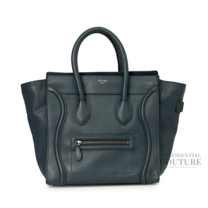 Navy Mini Luggage Tote Bag