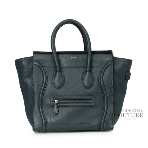 Navy Mini Luggage Tote Bag