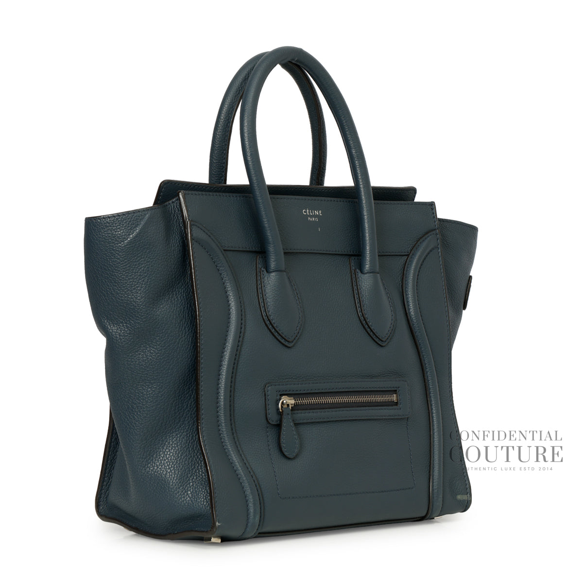 Navy Mini Luggage Tote Bag