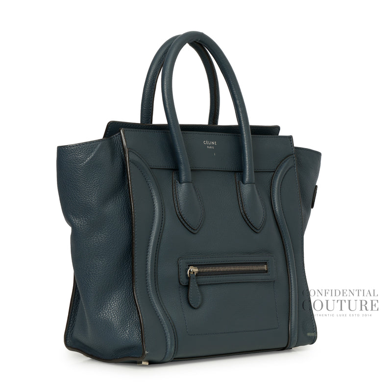 Navy Mini Luggage Tote Bag