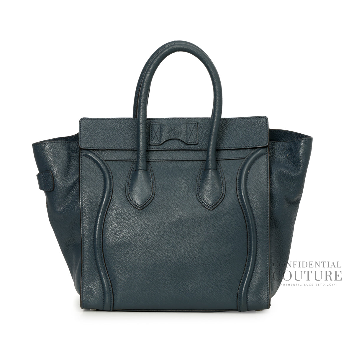 Navy Mini Luggage Tote Bag