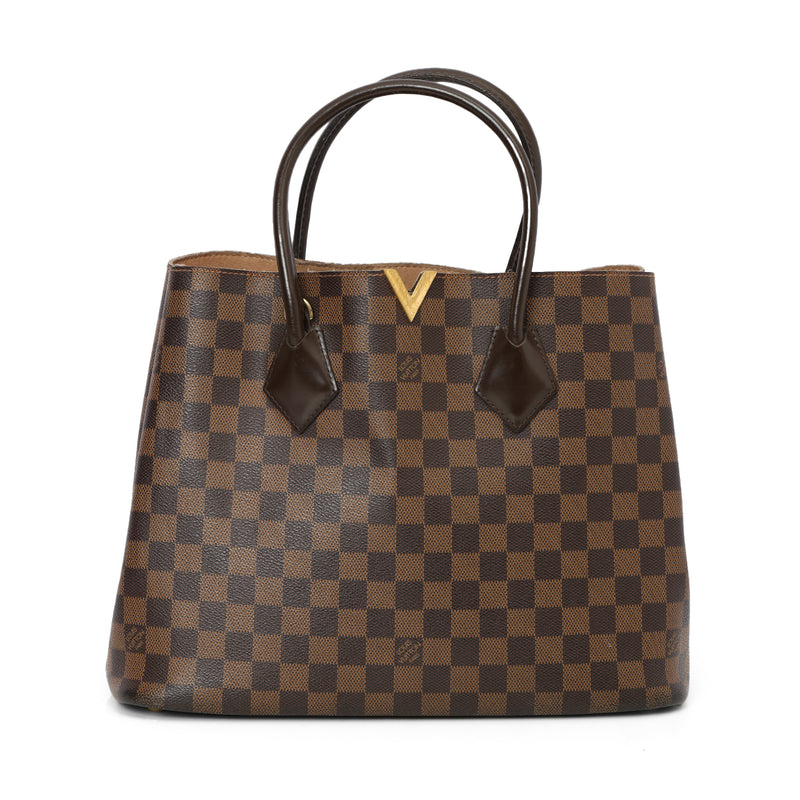Louis Vuitton Damier Ebene Kensington Tote One Size