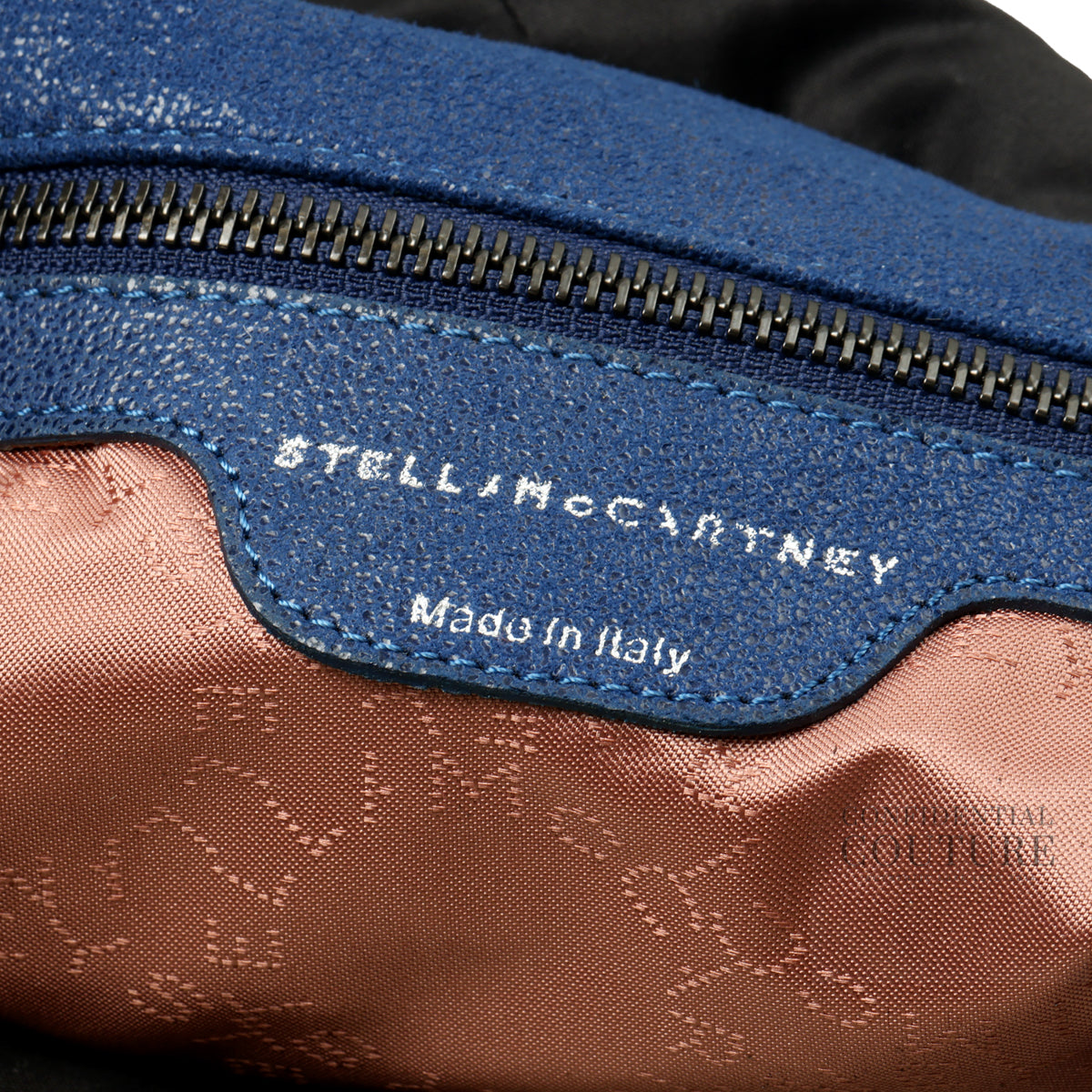 Blue Falabella 3 Chain Fold-Over Large Tote Bag
