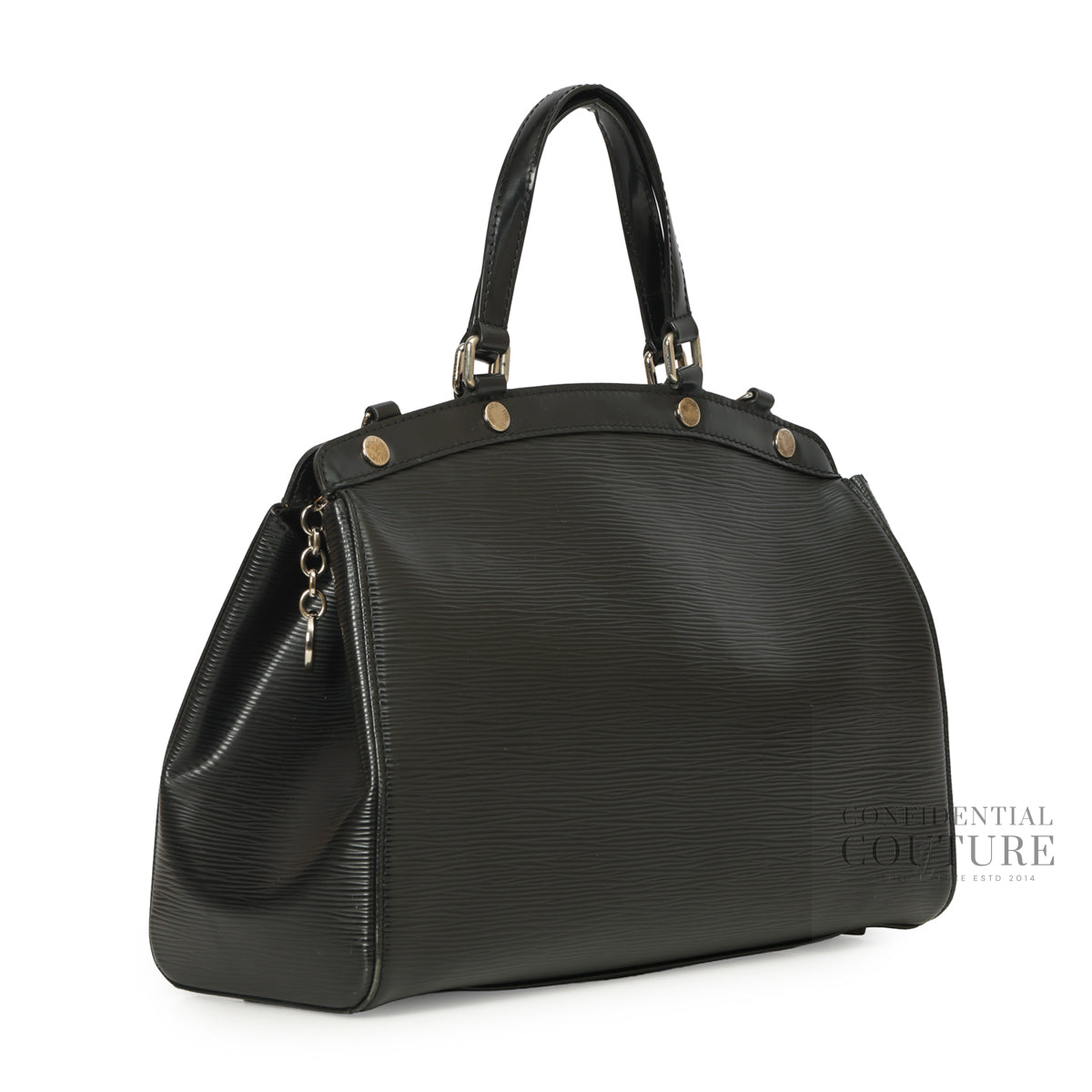 Black Epi Leather Brea MM Bag