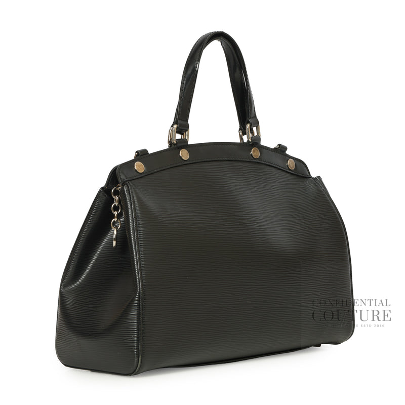 Black Epi Leather Brea MM Bag