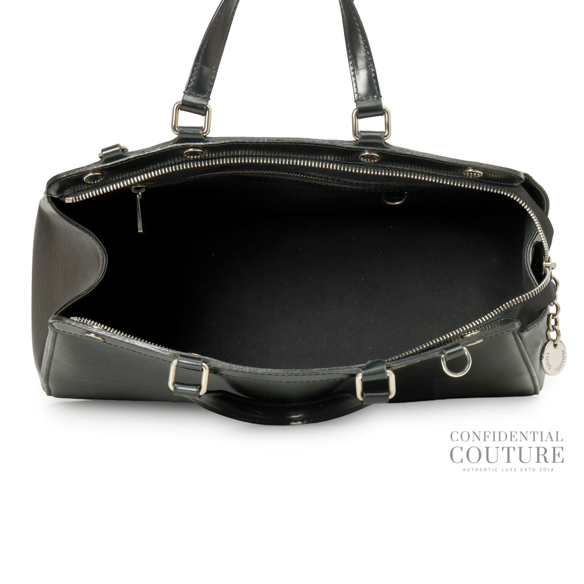 Black Epi Leather Brea MM Bag