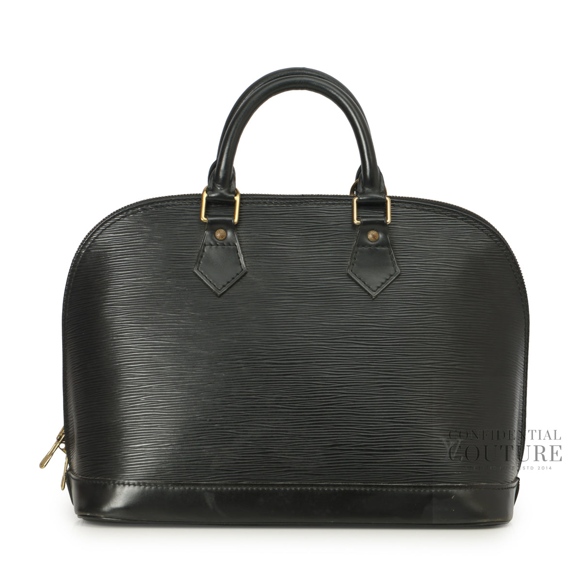 Black Epi Leather Alma PM Bag