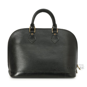 Black Epi Leather Alma PM Bag