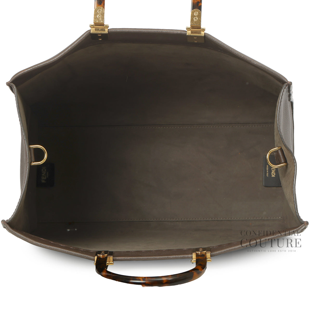 Brown Sunshine Medium Leather Tote Bag