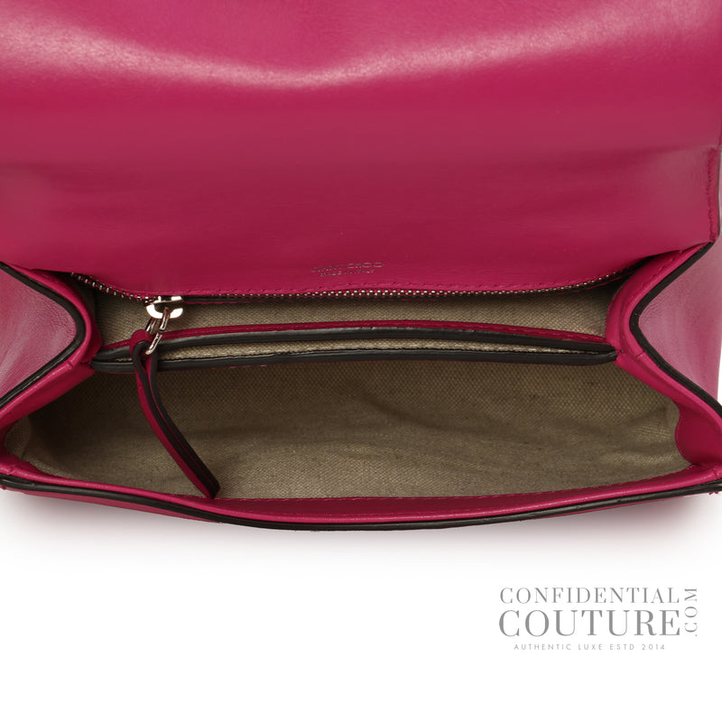 Fuchsia Cheri Top Handle Bag