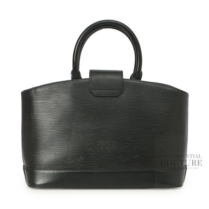 Black Epi Leather Mirabeau PM Bag