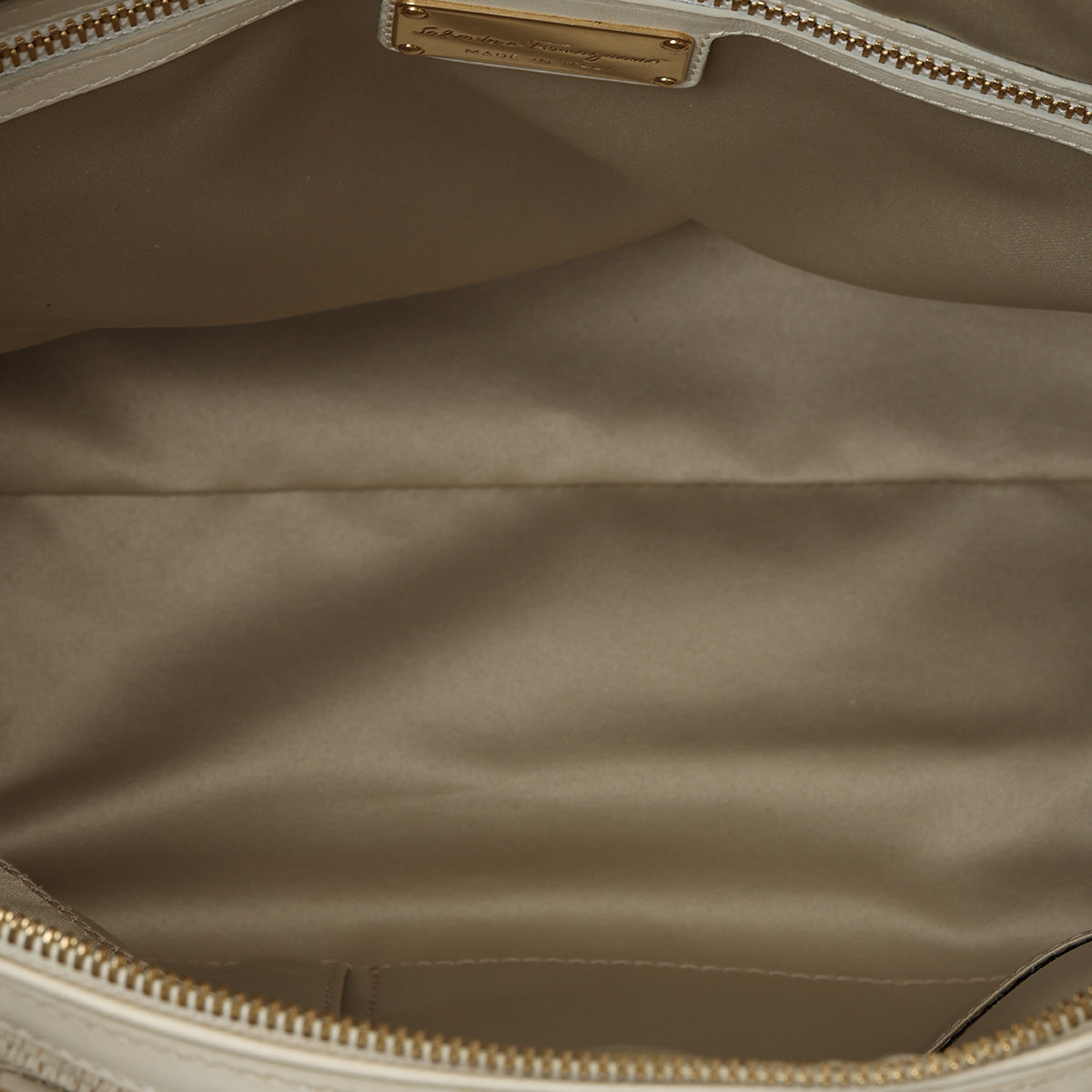 White Fiama Dome Satchel