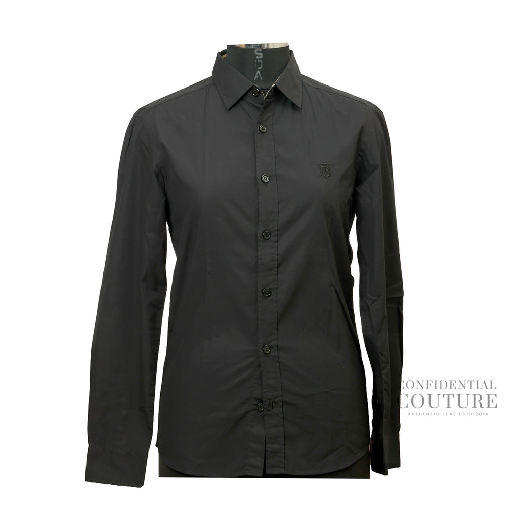burberry black dress shirt - Slim-Fit Stretch-Cotton Poplin - Men sleeved shirts are a staple come summertime Burberry Stretch Cotton Poplin Shirt