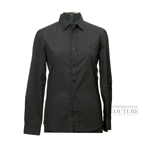 Black Cotton Shirt | XS