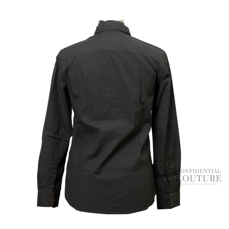 Black Cotton Shirt | XS