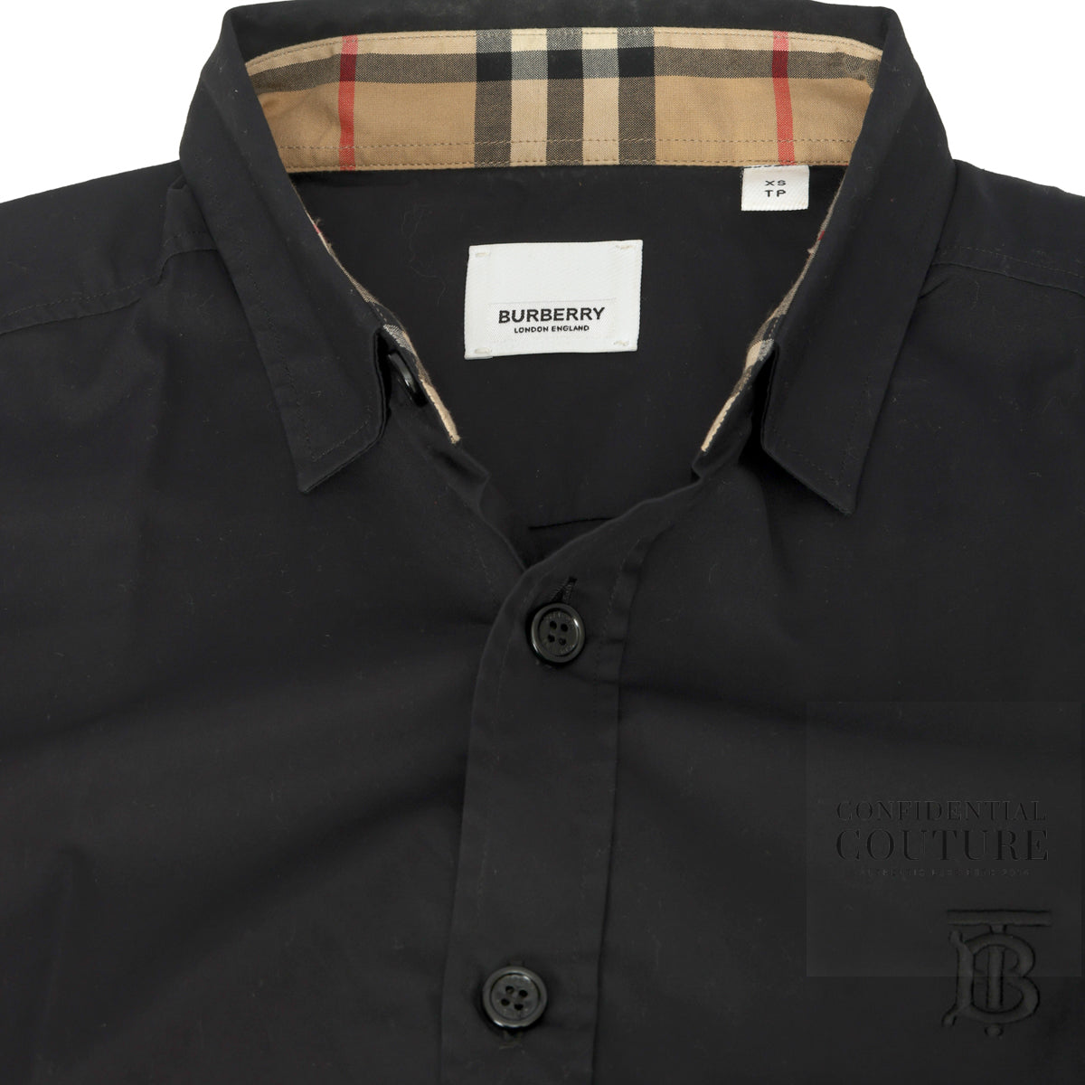 Black Cotton Shirt | XS