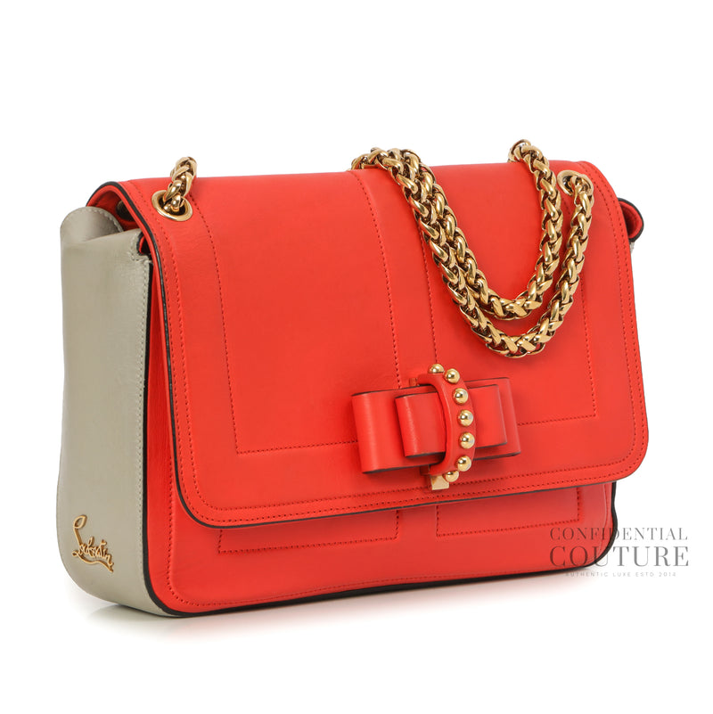 Red Leather Small Sweet Charity Bag