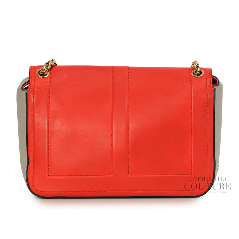Red Leather Small Sweet Charity Bag