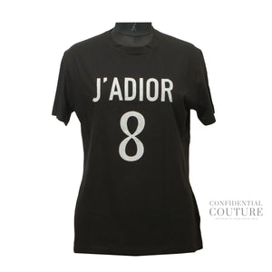 Black J'Adior 8 Printed Cotton Knit T-Shirt | L