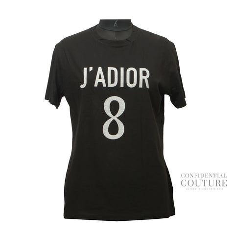 Black J'Adior 8 Printed Cotton Knit T-Shirt | L