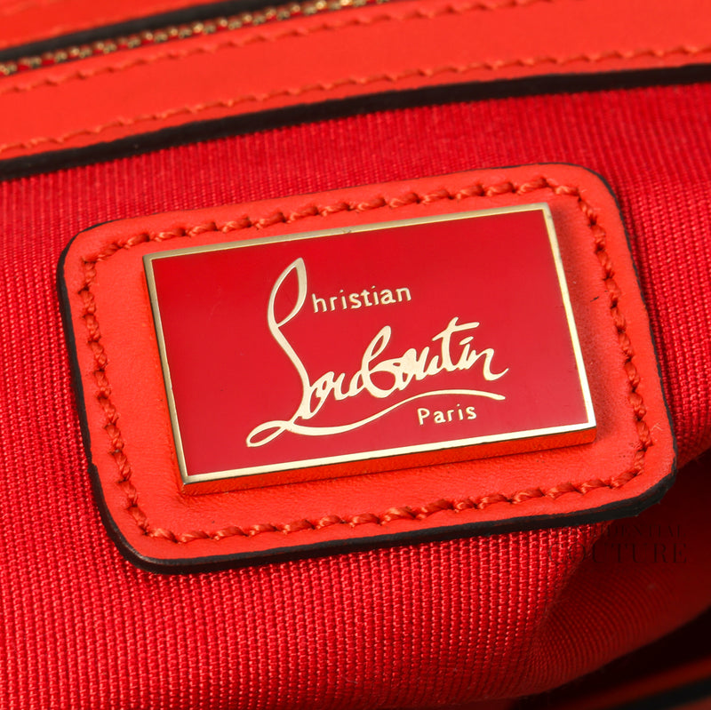 Red Leather Small Sweet Charity Bag
