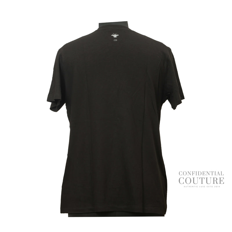 Black J'Adior 8 Printed Cotton Knit T-Shirt | L