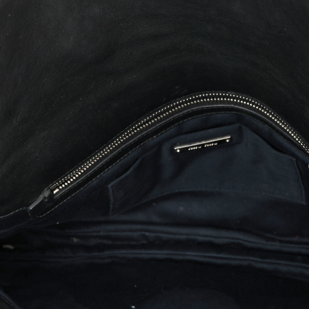 Matelasse Black Nappa Crystal Shoulder Bag