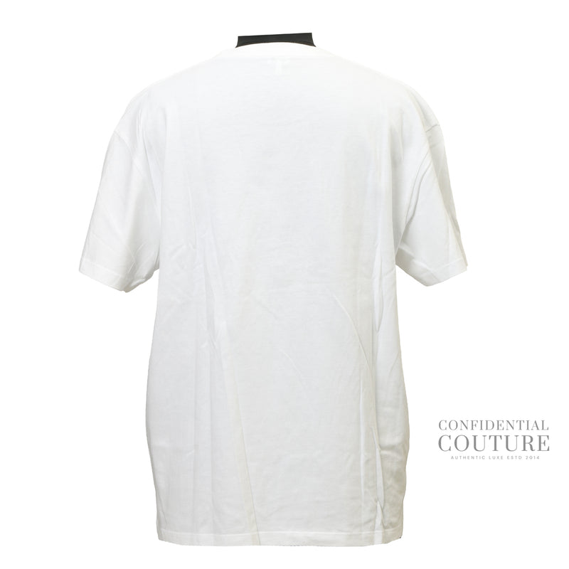 White Regular Fit T-Shirt In Cotton | L