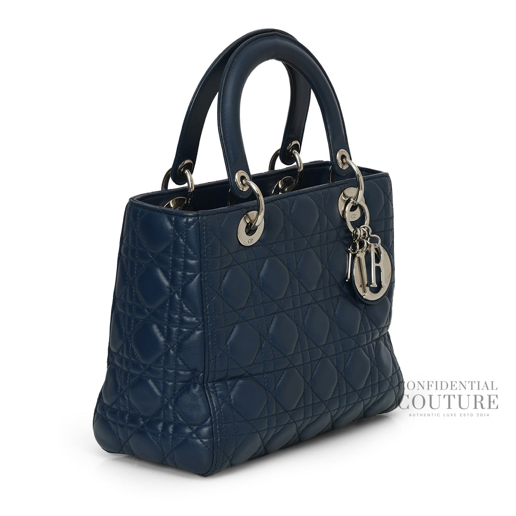 Shop pre-loved Dior Lady Dior Medium Bag 100% authentic